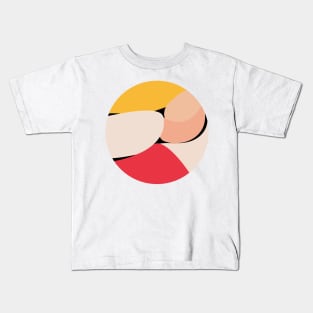 Original abstract modern minimalist design art Kids T-Shirt